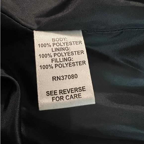 Cato Women's Puffer Vest in Orange Blue Plaid Full Zipper Size 14/16 Women's - Picture 6 of 7